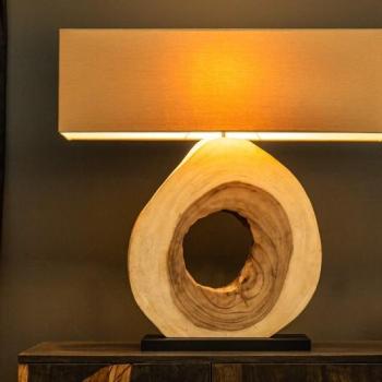 Estila Masívna dizajnová široká stolná lampa Alaska 77cm obrázok
