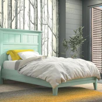 Estila Masívna elegantná posteľ Basilea z masívneho dreva v klasickom štýle 114cm obrázok