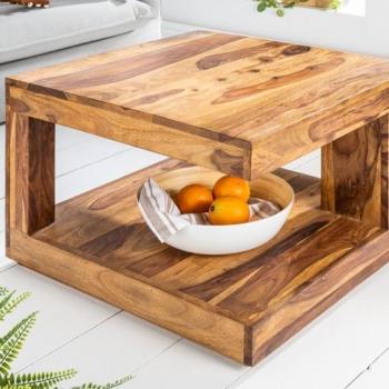 Estila Masívny konferenčný stolík Giant 60cm honey obrázok