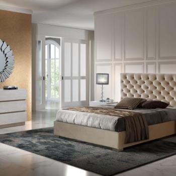 Estila Moderná čalúnená posteľ Gala s nadčasovým chesterfield prešívaním 140-180cm obrázok