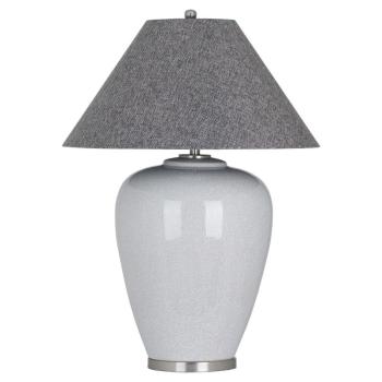 Estila Moderná dizajnová keramická lampa Eldrico sivá 108 cm obrázok