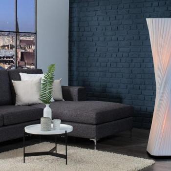 Estila Moderná dizajnová stojaca lampa Harmony 120cm biela obrázok