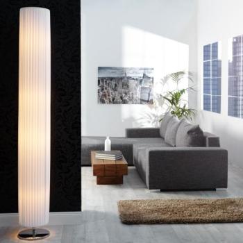 Estila Moderná elegantná stojaca lampa Salone 200cm biela obrázok