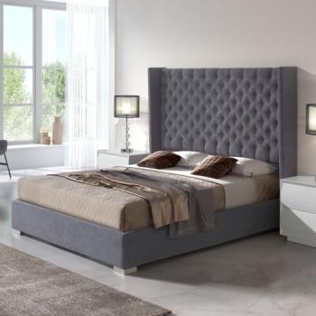 Estila Moderná exkluzívna manželská posteľ Frida s čalúnením s chesterfield prešívaním 150-180cm obrázok