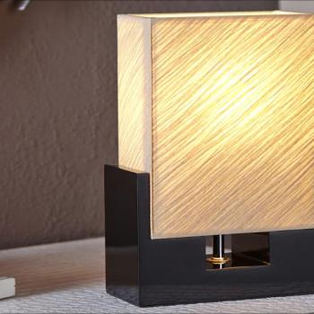 Estila Moderná jedinečná stolná lampa Twilight oranžová obrázok