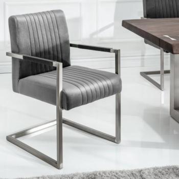 Estila Moderná stolička Imperial 88cm v sivom prevedení obrázok