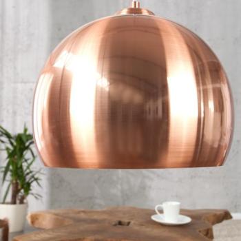 Estila Moderné elegantné závesné svietidlo Copper Ball obrázok
