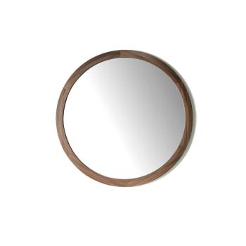 Estila Moderné zrkadlo Vita Naturale s dreveným rámom okrúhle 90cm obrázok