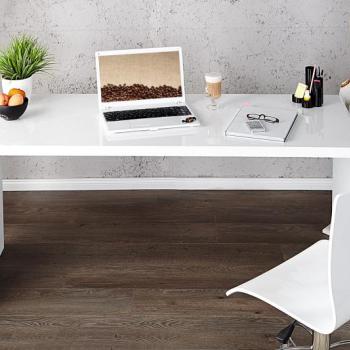 Estila Moderný dizajnový kancelárský stôl Fast Trade biely 140cm obrázok