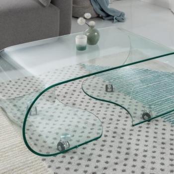 Estila Moderný dizajnový konferenčný stolík GHOST 90cm obrázok