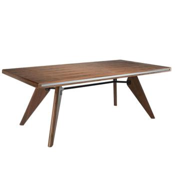 Estila Moderný jedálenský stôl Vita Naturale so zrkadlovým detailom 220cm obrázok