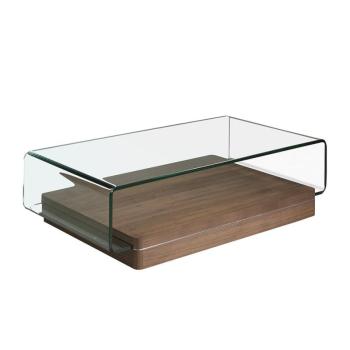 Estila Moderný konferenčný stolík Vita Naturale sklenený 120cm obrázok