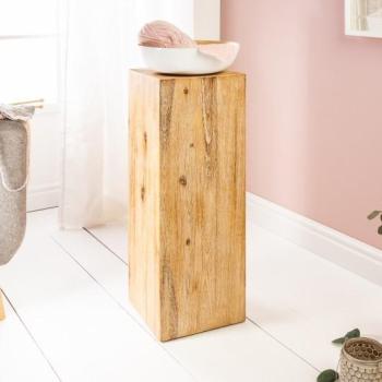 Estila Moderný masívny štýlový podstavec Eskil akácia 75cm obrázok