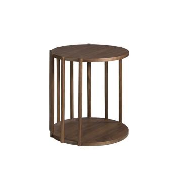 Estila Moderný príručný stolík Vita Naturale z dreva hnedý 47cm obrázok