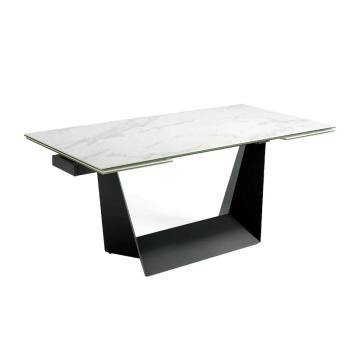Estila Moderný rozkladací jedálenský stôl Forma Moderna biely mramor 180-270cm obrázok