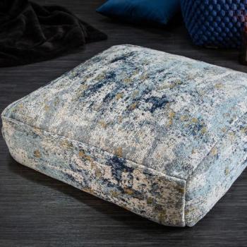 Estila Moderný vankúš Svankie v modro-béžovej farbe 70cm obrázok