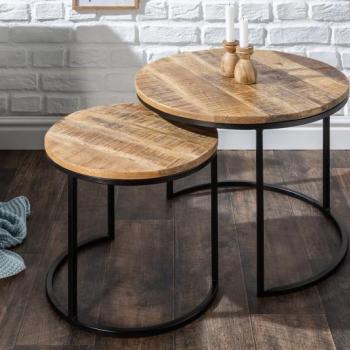 Estila Nadčasový set príručných stolíkov Gosport Mango obrázok