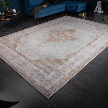 Estila Orientálny sivo-hnedý vzorovaný koberec Caubbar II s vintage efektom 350cm obrázok