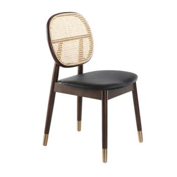 Estila Retro jedálenská stolička Forma Moderna s ratanovou opierkou 87cm obrázok