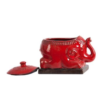 Estila Šperkovnica ELEFANTE ROJO 23cm obrázok