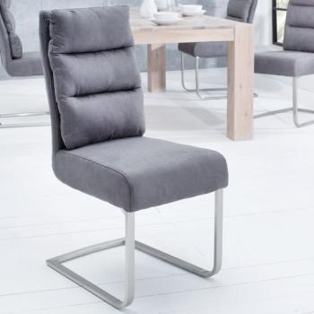 Estila Štýlová jedálenská stolička Comfort Vintage sivá obrázok