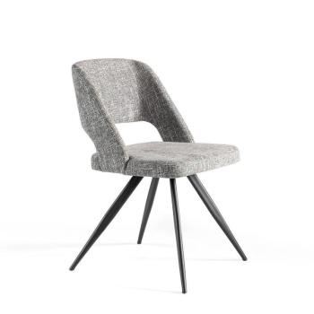 Estila Štýlová jedálenská stolička Forma Moderna sivá 82cm obrázok