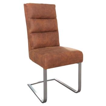 Estila Štýlová komfortná jedálenská stolička Comfort Vintage svetlo hnedá obrázok