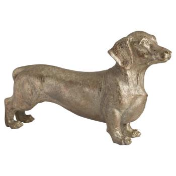 Estila Štýlová kovová dekorácia Bert The Dachshund obrázok