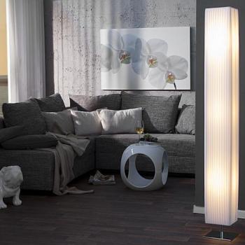Estila Štýlová moderná stojaca lampa Paris 160cm biela obrázok