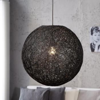 Estila Štýlová moderná závesná lampa Cocoon čierna obrázok