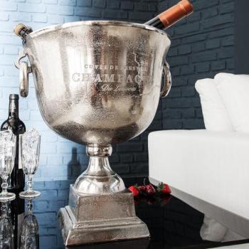 Estila Štýlová nádoba Champagne Royal 40cm strieborná obrázok