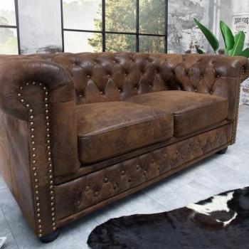Estila Štýlová pohovka Chesterfield II Starožitný vzhľad 150 cm obrázok
