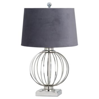 Estila Štýlová stolná lampa Chrom 63cm obrázok