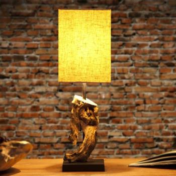 Estila Štýlová stolná lampa Hypnotic 45cm béžová obrázok