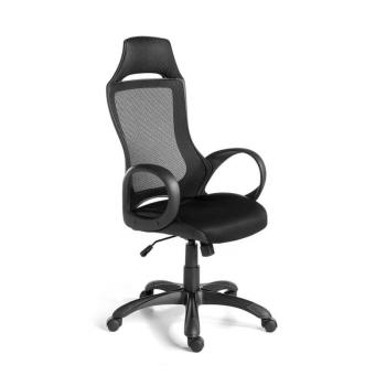 Estila Štýlové kancelárske kreslo Urbano čierne 132cm obrázok