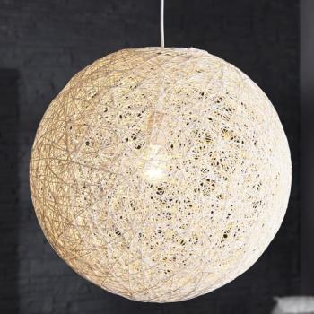 Estila Štýlové moderné závesné svietidlo Cocoon 60cm biele obrázok