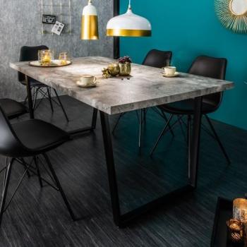 Estila Štýlový moderný jedálenský stôl Garret Beton 160cm obrázok