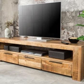 Estila Štýlový TV stolík z masívu Mango 170cm obrázok