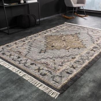 Estila Štýlový vlnený vintage koberec Marcello v odtieňoch hnedej farby s ornamentálnym zdobením 230cm obrázok