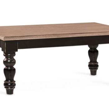 Estila Vidiecky luxusný konferenčný stolík Siena z masívu 115cm obrázok