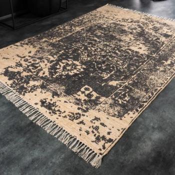 Estila Vintage koberec Betriell v béžovej farbe so sivou nepravidelnou vzorovanou potlačou v tvare obdĺžnika 160x230cm obrázok