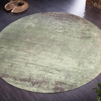Estila Vintage kruhový koberec Adassil s vypraným efektom 150cm obrázok