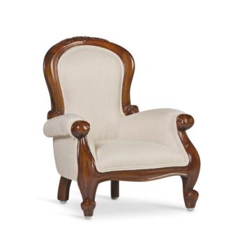 Estila Vintage luxusné kreslo M-VINTAGE so svetlým čalúnením detské obrázok