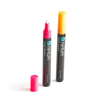 Fixky na sklenené tabule, hrot 4,5 mm, 2 ks, ružová + oranžová obrázok