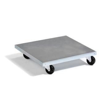 Galvanizovaný vozík, nosnosť 150 kg, 500x500x120 mm obrázok