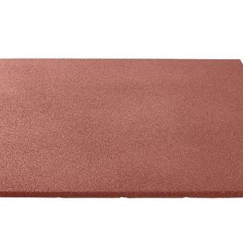 Gumová dlaždica červená 20 x 500 x 500 mm 20 × 500 × 500 mm obrázok