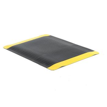 Gumová pracovná rohož SUPER PLUS, šírka 1220 mm, vlastná dĺžka, čierna/žltá obrázok