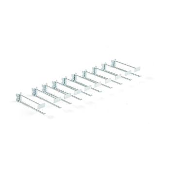Háčik s držiakom na štítky SHOP, 250 mm, 10-pack, pozinkovaný obrázok