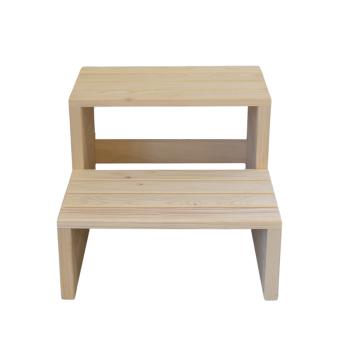 HANSCRAFT Schodíky k vírivke NATURAL - 2 nášľapy (60 cm) obrázok