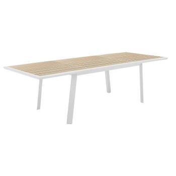 Hliníkový stôl NOVARA 170/264 cm (biela) obrázok
